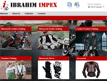 Tablet Screenshot of ibrahimimpex.com